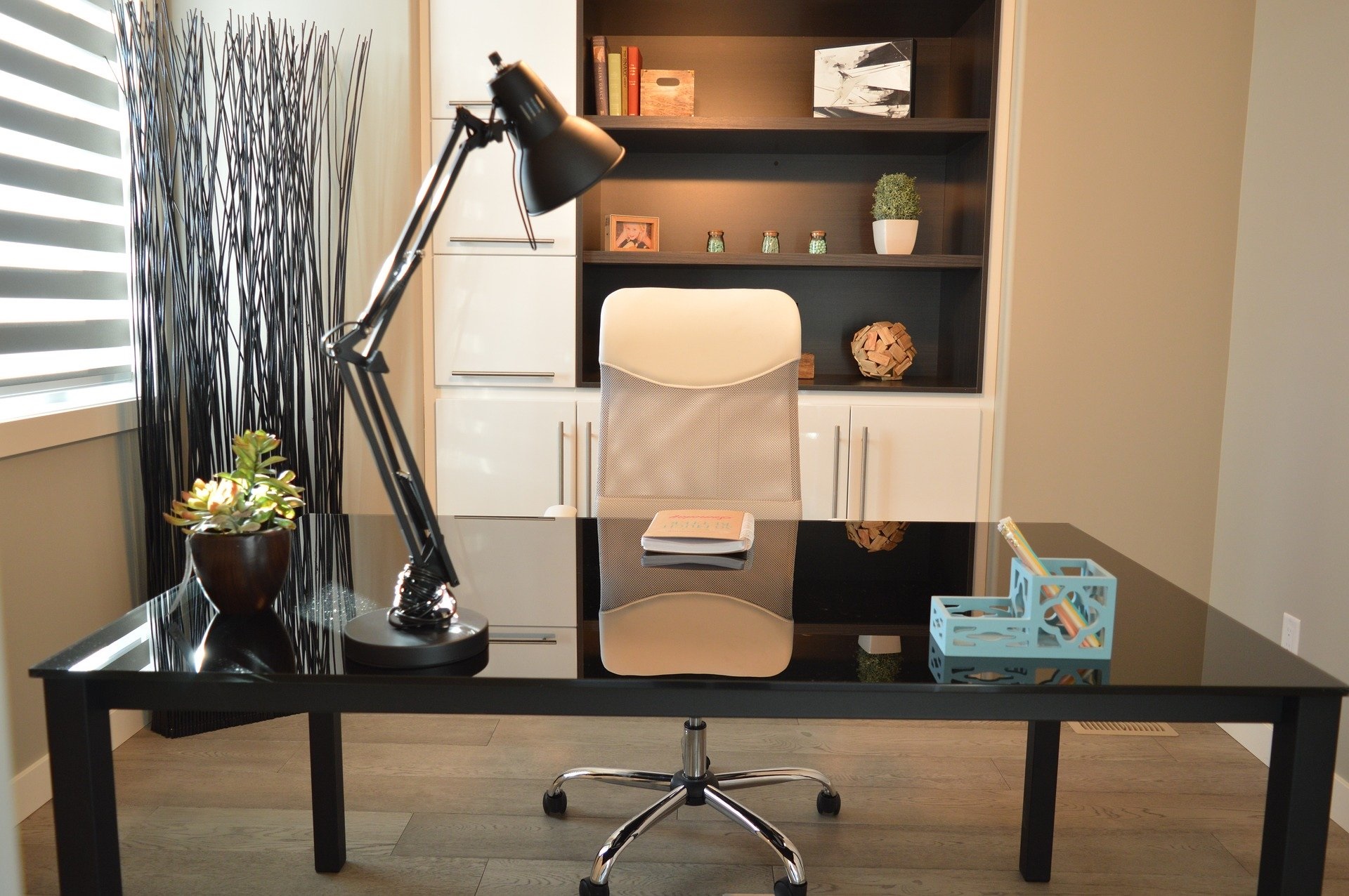 image of home based office - working from home