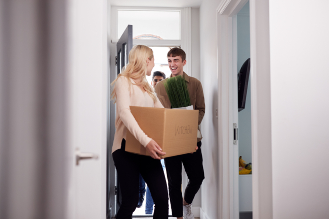Image of people living in a house share.